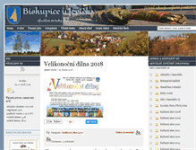 Tablet Screenshot of biskupice.cz