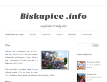 Tablet Screenshot of biskupice.info